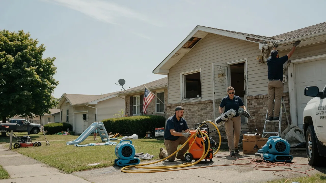 Water Damage Restoration in West York, IL near me